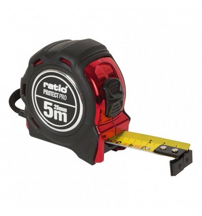FLEXOMETRO SERIE PROTECT PRO MAGNETIC 5 M - HOJA 25 MM - RATIO