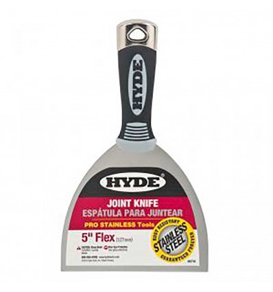 ESPÁTULA PARA JUNTAS FLEXIBLE PRO STAINLESS DE 12,7 CM - HYDE