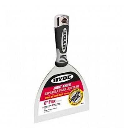 ESPÁTULA PARA JUNTAS FLEXIBLE PRO STAINLESS DE 15,2 CM - HYDE