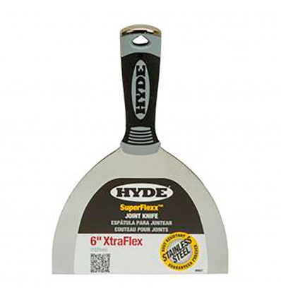 ESPÁTULA PARA ENMASILLAR FLEX. SUPERFLEXX DE ACERO INOX. DE 15,2 CM - HYDE