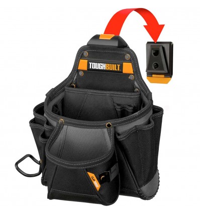 BOLSA MULTIUSOS GRANDE (23 HUECOS) + SOPORTE MARTILLO CON SISTEMA CLIPTECH - TOUGHBUILT