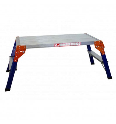 PLATAFORMA DE ALUMINIO DE 96x45 CM - ALTURA TRABAJO 49 CM - PESO 7,2 KG - EDMA