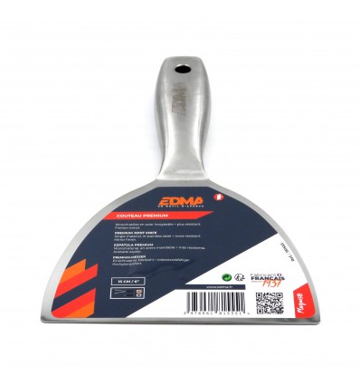 ESPÁTULA PREMIUM MONOMATERIAL (ACERO INOX.) HOJA FLEXIBLE DE 15 CM - EDMA