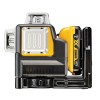 NIVEL LASER AUTONIVELANTE DeWALT DE 3 LÍNEAS DE 360º CON BATERIA - LUZ VERDE