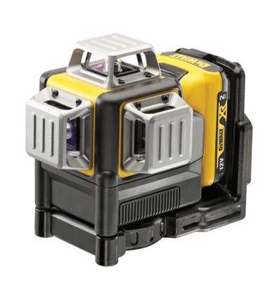 Nivel láser autonivelante Dewalt de 3 líneas DE 360º con batería - Luz verde