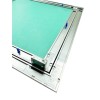 TRAMPILLA DE ALUMINIO + PLACA 12,5 MM DE 200 X 200 MM - MODELO EASY-VIS