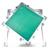 TRAMPILLA DE ALUMINIO + PLACA 12,5 MM DE 200 X 200 MM - MODELO EASY-VIS
