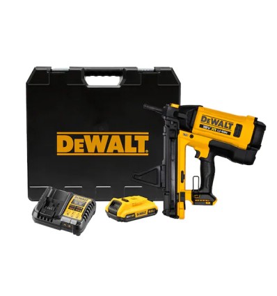 CLAVADORA DE GAS C6 XR 18V + 1 BAT. 18V 2.0 Ah + 1 CARGADOR + MALETIN - DEWALT
