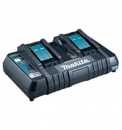 CARGADOR RAPIDO DOBLE PUERTO 18V MODELO DC18RD - MAKITA