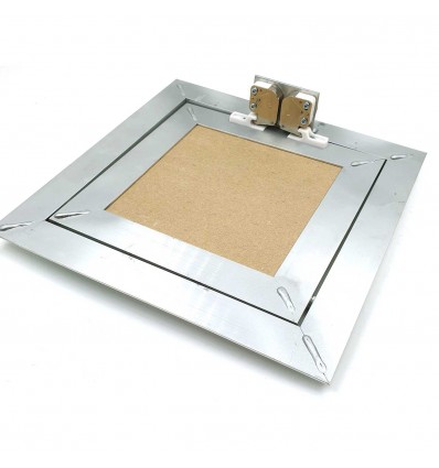 TRAMPILLA DE ALUMINIO 200 X 200 MM - PLACA DE 15 MM - SISTEMA F1 - MODELO SYS (FABRICADO UE)