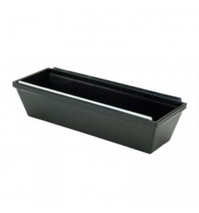 CUBETA DE PLASTICO CON BORDES DE ACERO GALVANIZADO DE 12" (30,5 CM) - HYDE
