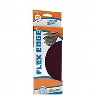 ABRASIVO PARA LIJADORA FLEX EDGE  DE 9,5 X 21,5 CM - GRANO 150 (PACK 10 UDS) - FULL CIRCLE