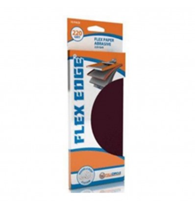 ABRASIVO PARA LIJADORA FLEX EDGE  DE 9,5 X 21,5 CM - GRANO 220 (PACK 10 UDS) - FULL CIRCLE